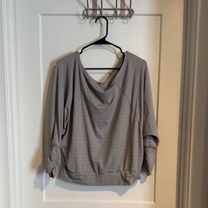 Prana Gray Long Sleeve Top